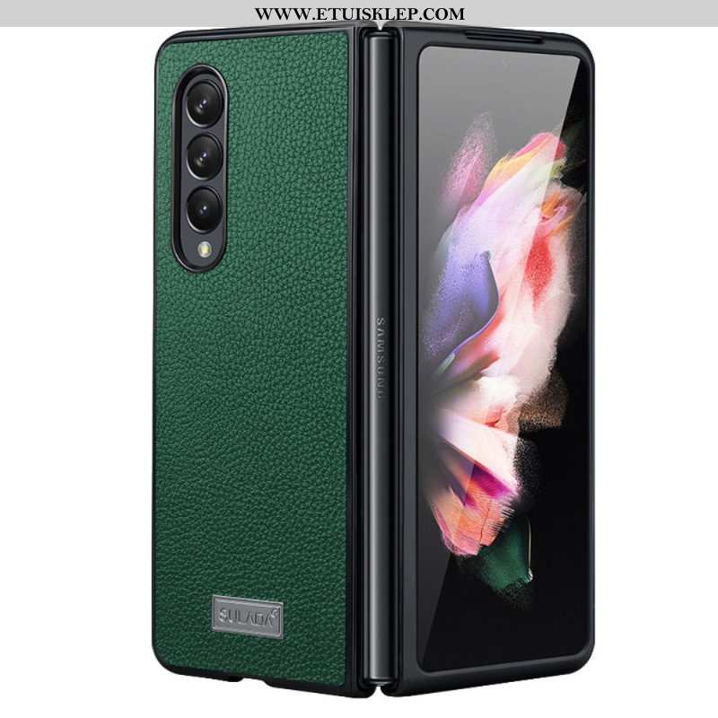 Futerały do Samsung Galaxy Z Fold 4 Sulada Liczi Ze Sztucznej Skóry